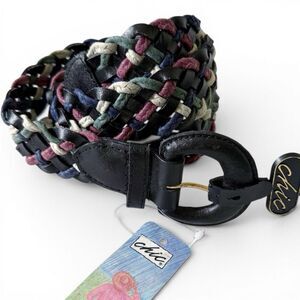 Еуlun | Accessories | 2482 Women Grommet Leather Belt Punk  display picture 1